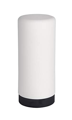Wenko Spülmittelspender Easy Squeez-e, Spender für Spülmittel in der Küche, Seifenspender aus Silikon, Fassungsvermögen 250 ml, Ø 6 x 14 cm, weiß