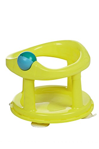 Safety 1st 360° drehbarer Badesitz, ergonomischer Sitz für die Badewanne mit Rollball und 4 Saugnäpfen, nutzbar ab ca. 6 Monaten bis max. 10 kg, lime
